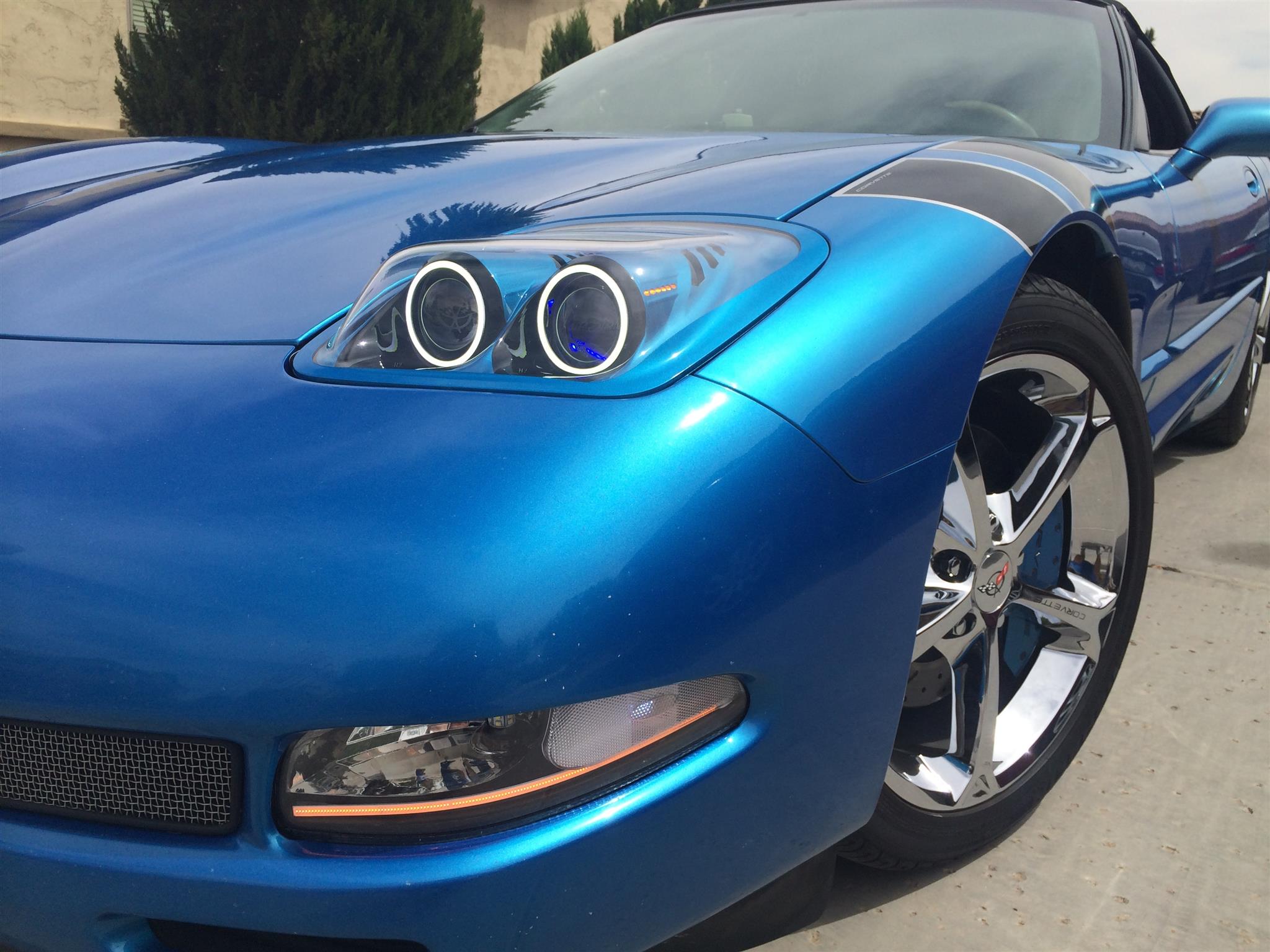 c5 corvette custom headlights